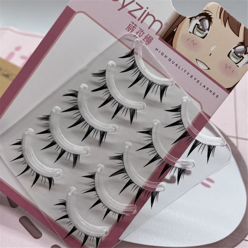 5 Pairs Pack Japanese Cosplay  - đánh giá và giá Eyelash Extension Japanese