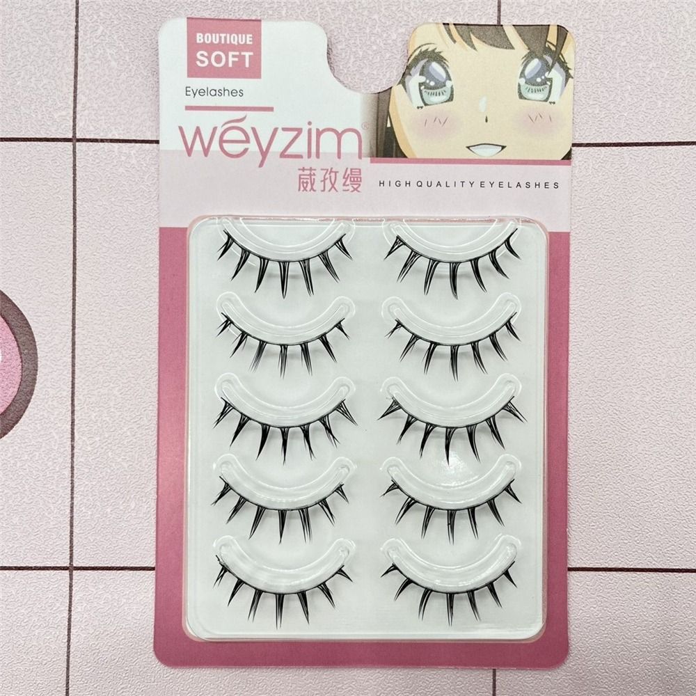 5 Pairs Pack Japanese Cosplay  - đánh giá và giá Eyelash Extension Japanese