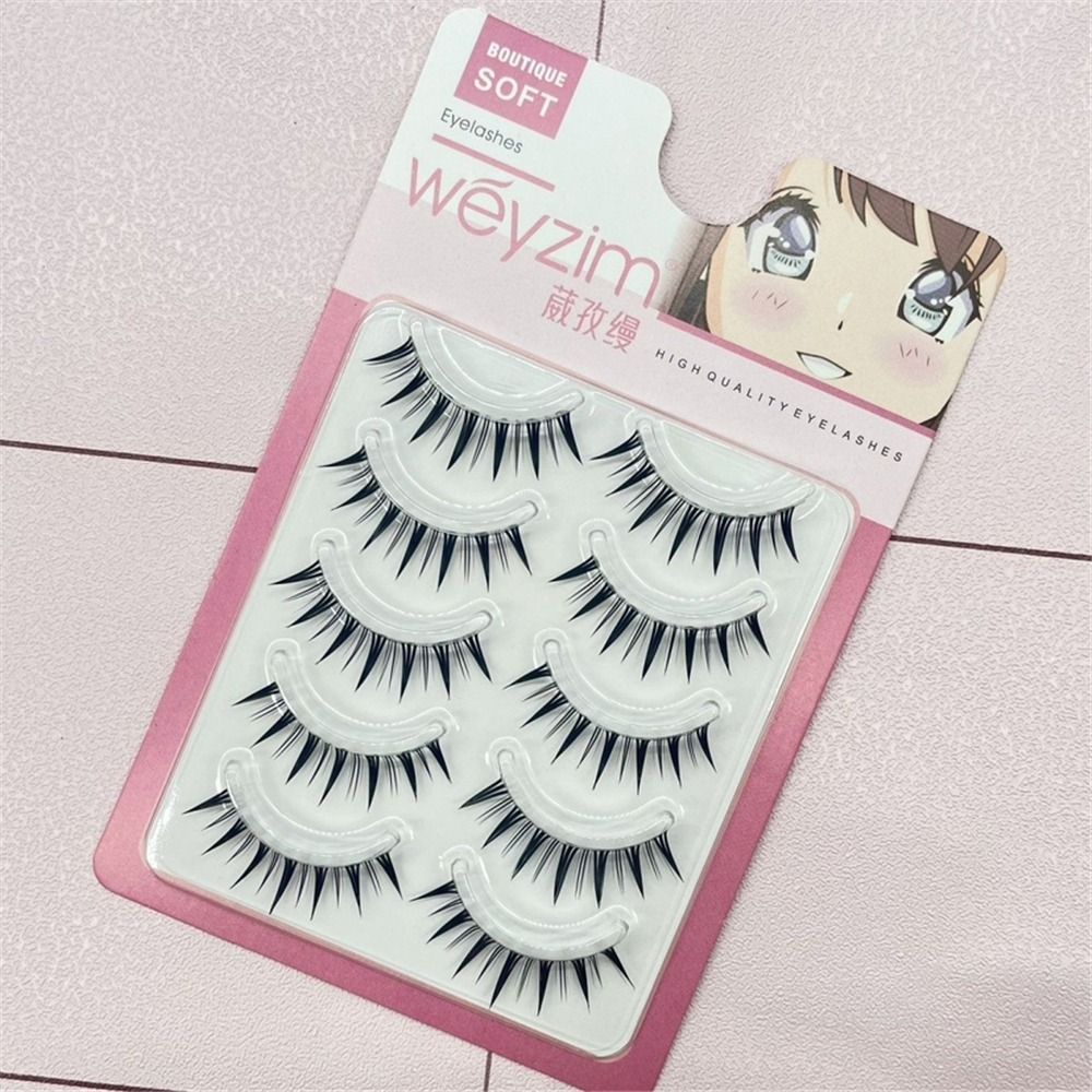 5 Pairs Pack Japanese Cosplay  - đánh giá và giá Eyelash Extension Japanese